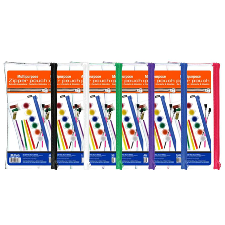 Bazic • Cartuchera transparente 11" x 5"